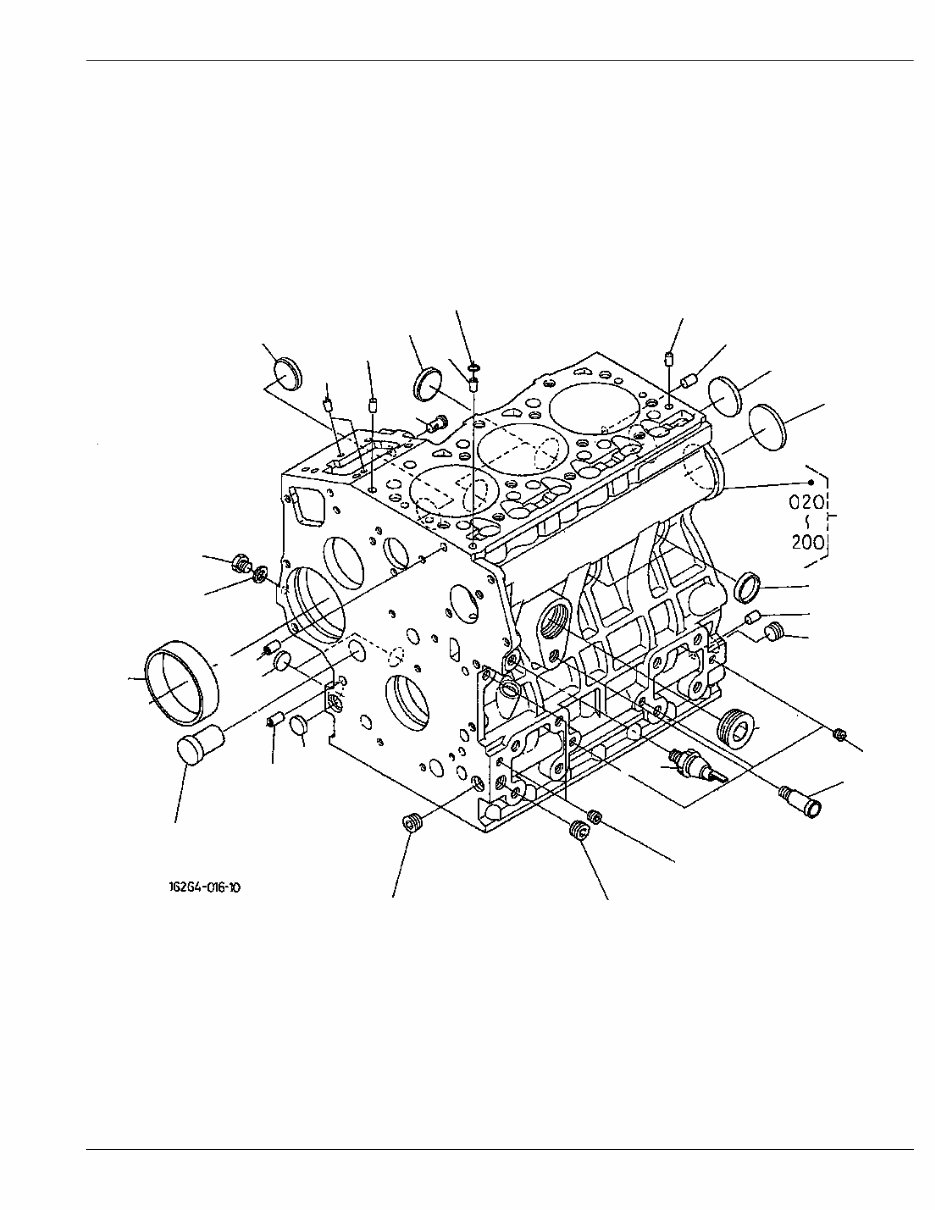 KUBOTA Tractor Model B2400HSD Parts Manual Catalog