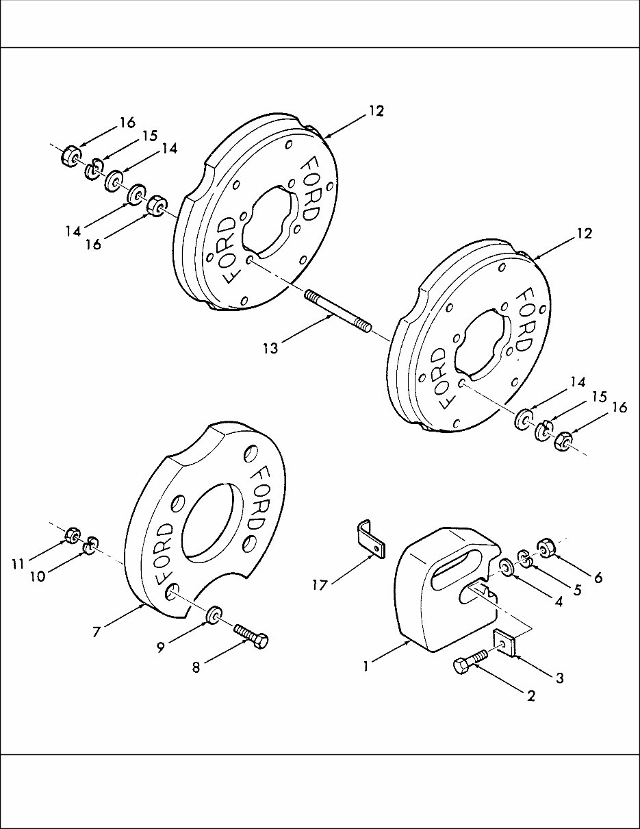 Ford 1900 3 Cylinder Compact Tractor Parts Catalog preview img 8