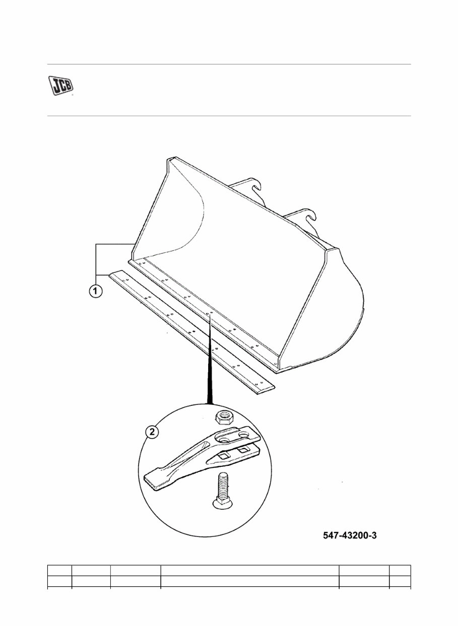 JCB 540-170 Telescopic Handlers (Loadall) Parts Catalogue Manual (SN: 02083497-02084497, 02144565-02149565, 02173052-02183052, 0 preview img 3