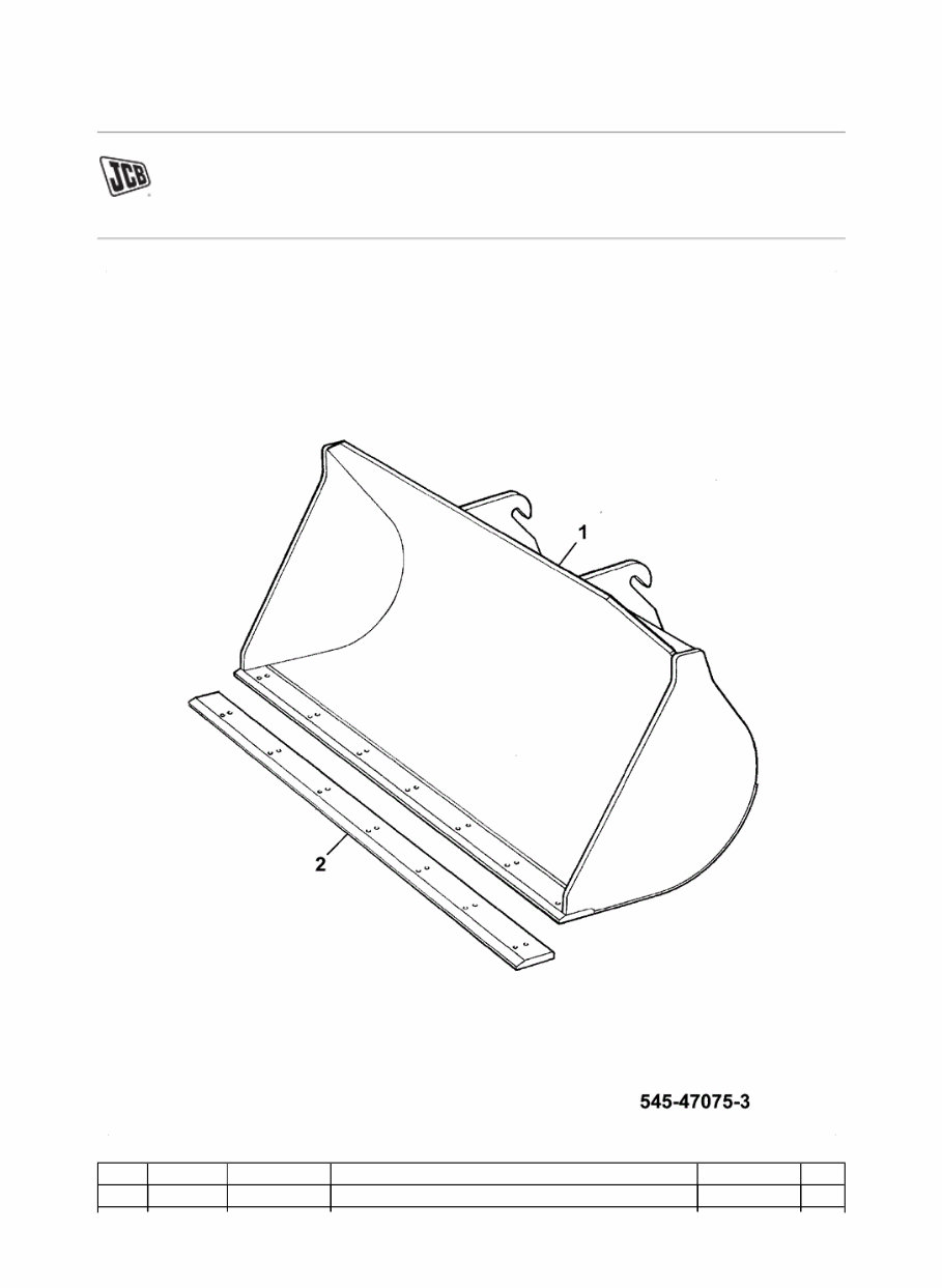 JCB 540-170 Telescopic Handlers (Loadall) Parts Catalogue Manual (SN: 02083497-02084497, 02144565-02149565, 02173052-02183052, 0 preview img 7