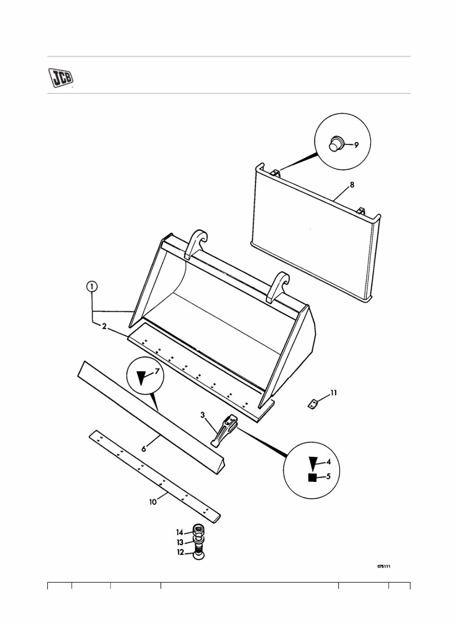 JCB 540BM-4 Telescopic Handlers (Loadall) Parts Catalogue Manual (SN: 00274001-00274019) preview img 1