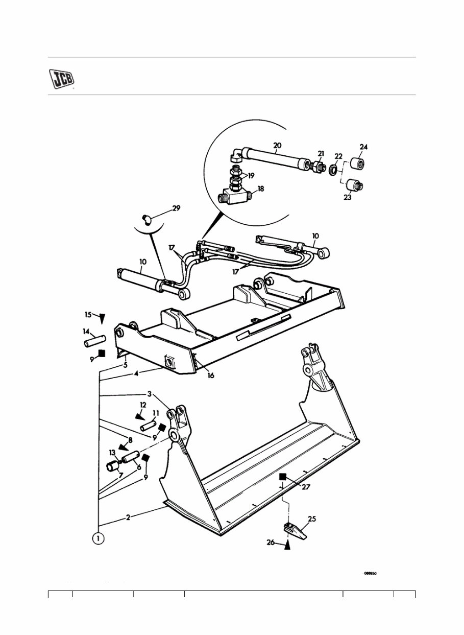 JCB 540BM-4 Telescopic Handlers (Loadall) Parts Catalogue Manual (SN: 00274001-00274019) preview img 3