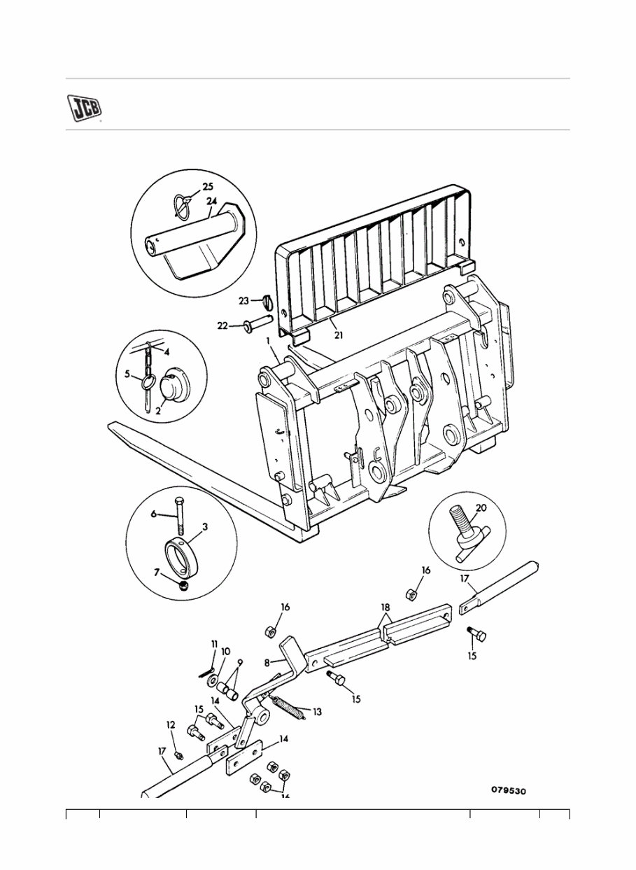 JCB 540BM-4 Telescopic Handlers (Loadall) Parts Catalogue Manual (SN: 00274001-00274019) preview img 5
