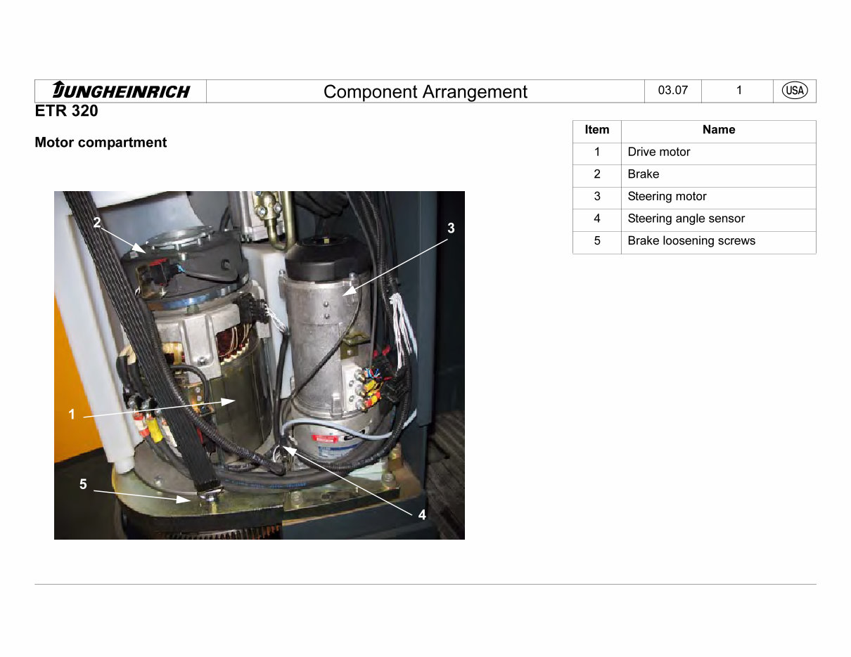 2006-2009 Jungheinrich Electric Reach Truck ETR314, ETR320 Service & Repair Manual preview img 10