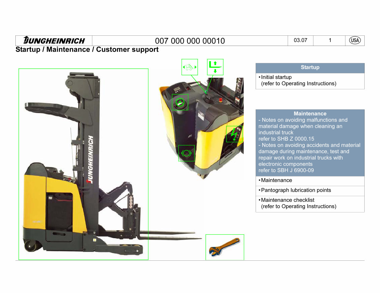 2006-2009 Jungheinrich Electric Reach Truck ETR314, ETR320 Service & Repair Manual preview img 7