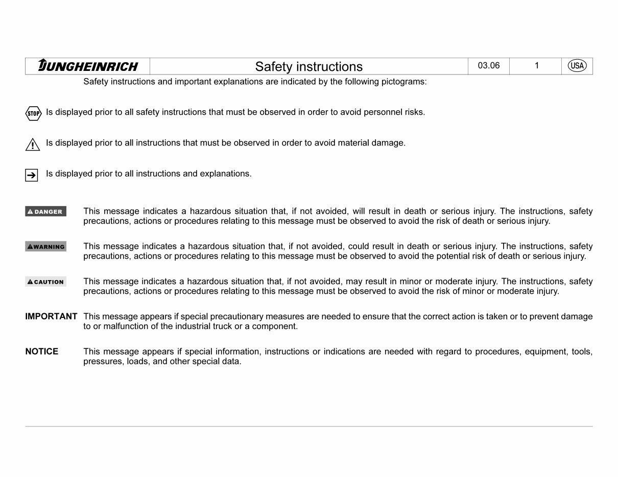 2006-2009 Jungheinrich Electric Reach Truck ETR314, ETR320 Service & Repair Manual preview img 9