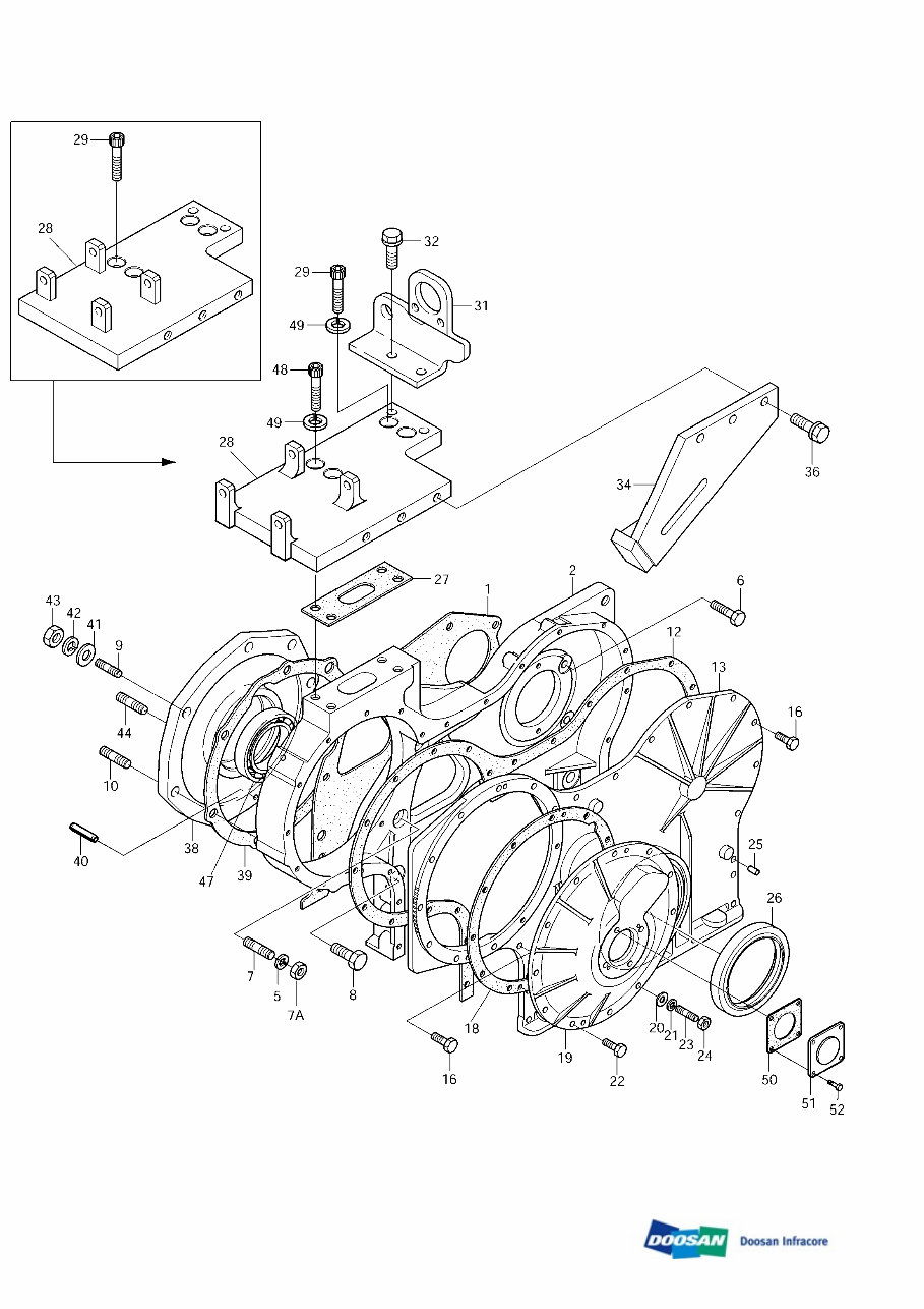 DAEWOO DOOSAN SOLAR 290LC-V (DIEU EXP) Crawler Excavator Service Parts Catalogue Manual preview img 4