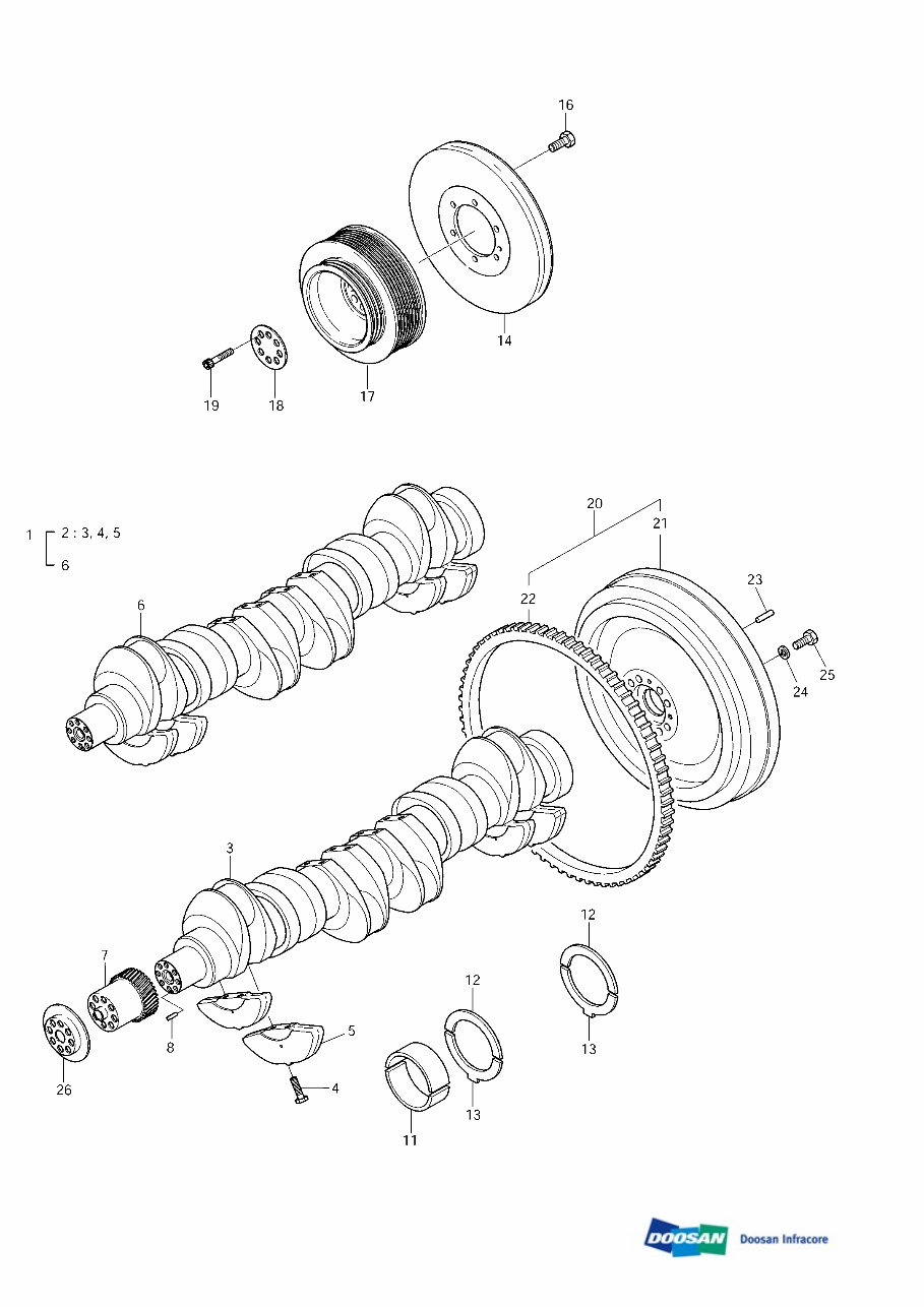 DAEWOO DOOSAN SOLAR 290LC-V (DIEU EXP) Crawler Excavator Service Parts Catalogue Manual preview img 9