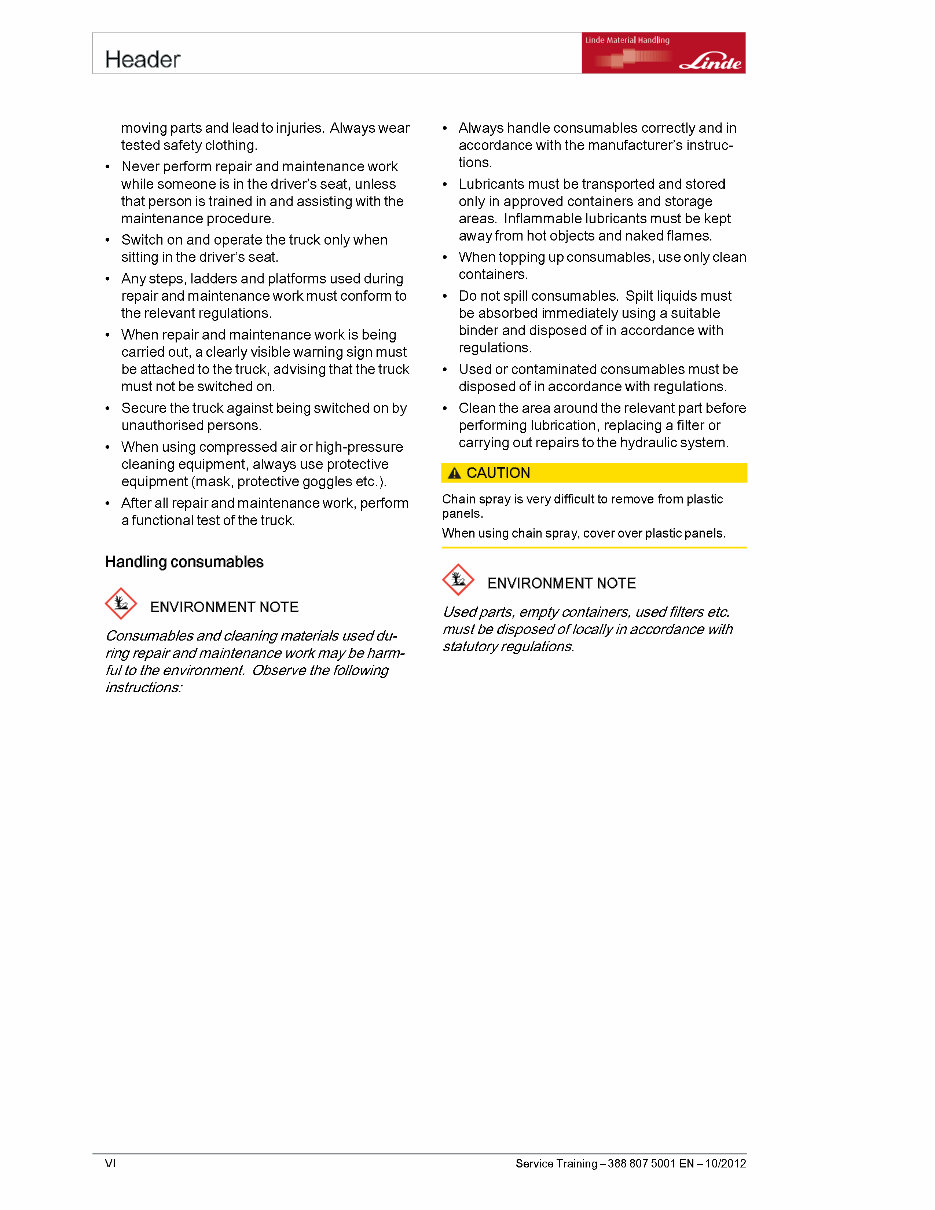 Linde Electric Forklift Truck 388 series: E35, E40, E45, E50 Service Training Manual preview img 8