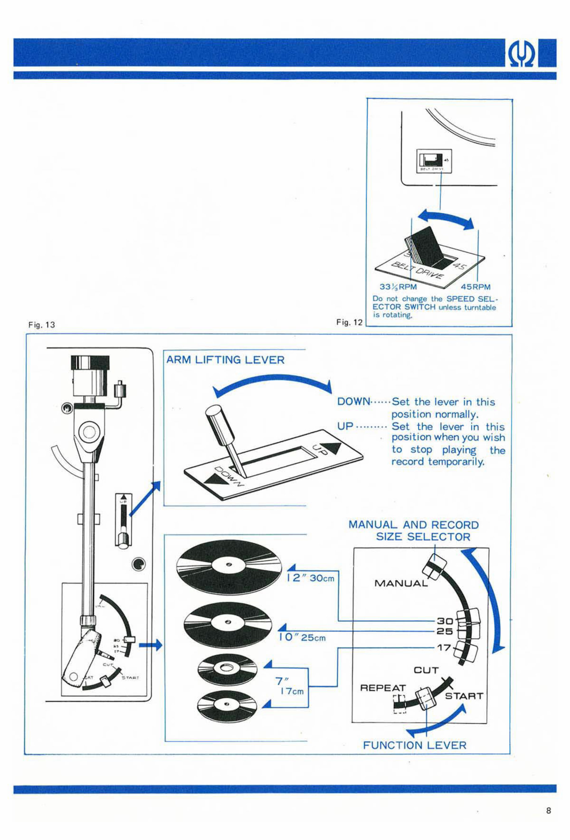 PIONEER PL-A25 OPERATING Owners Manual preview img 9