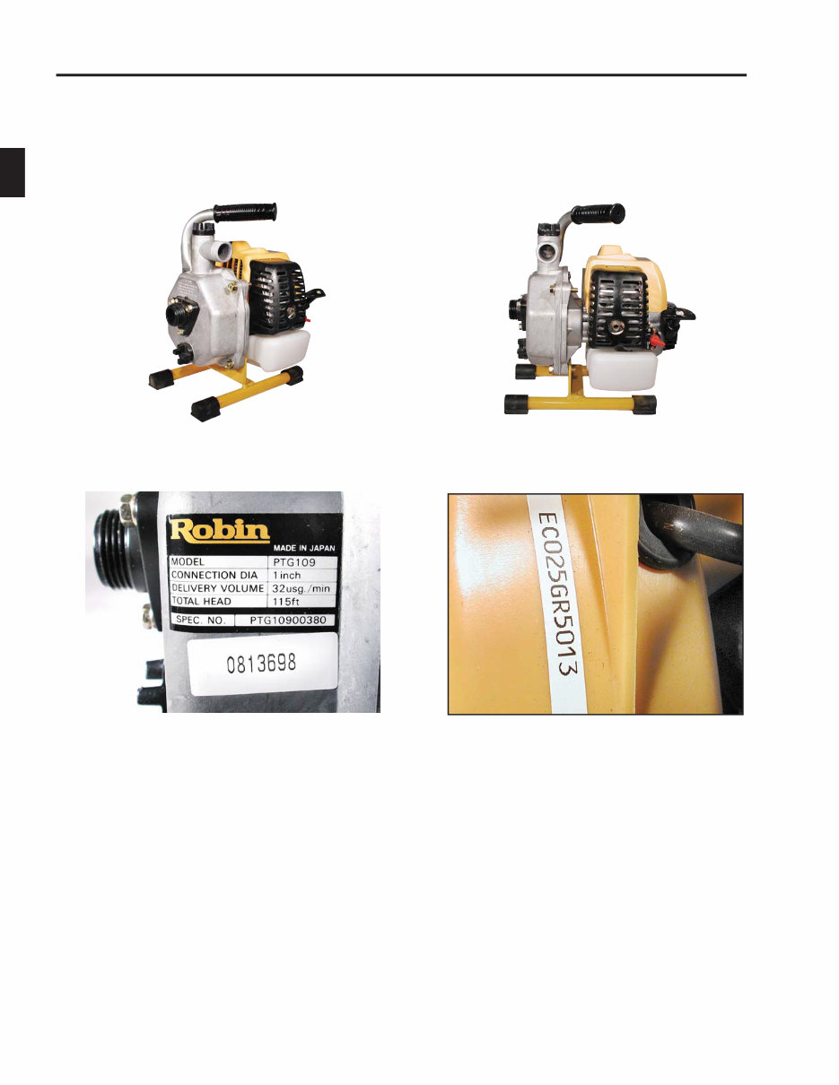 Subaru Robin pump service manual PTG109 PVK101 PKX201 preview img 4