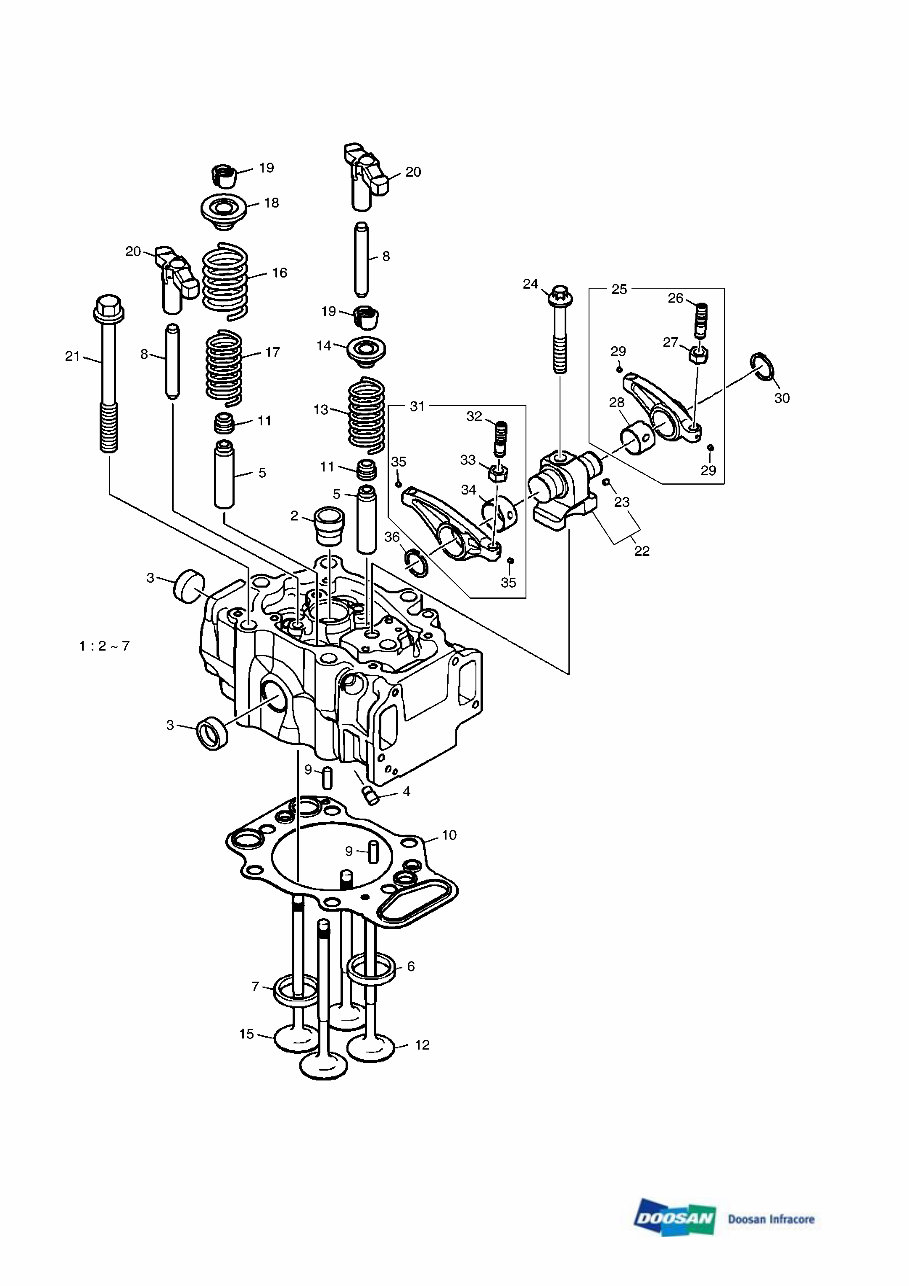 DAEWOO DOOSAN DL300-3 Wheeled Loader Service Parts Catalogue Manual preview img 1