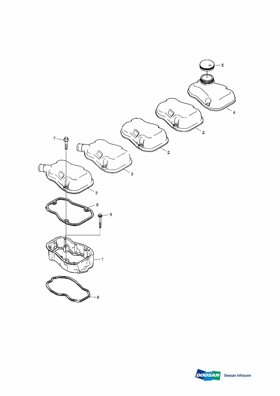 DAEWOO DOOSAN DL300-3 Wheeled Loader Service Parts Catalogue Manual preview img 4