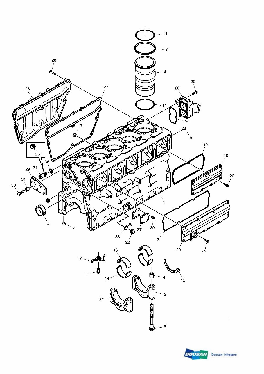 DAEWOO DOOSAN DL300-3 Wheeled Loader Service Parts Catalogue Manual preview img 6