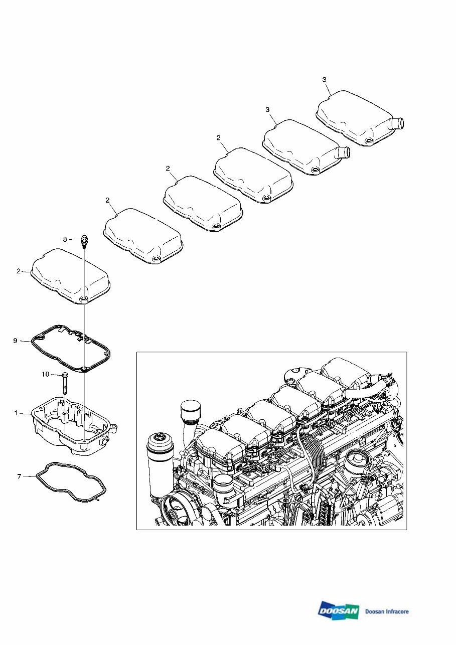 DAEWOO DOOSAN DL550 Wheeled Loader Service Parts Catalogue Manual preview img 4