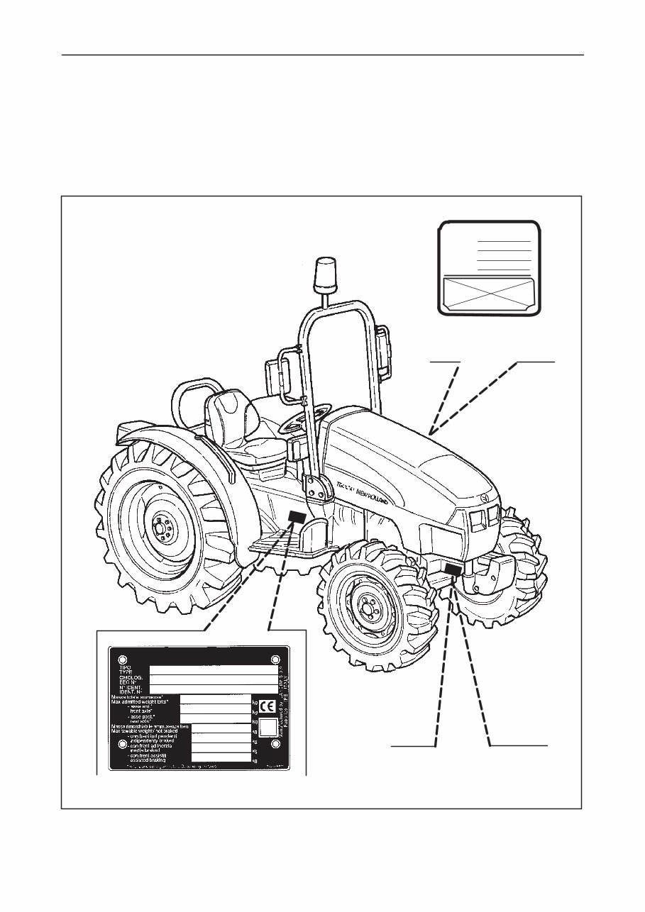 NEW HOLLand TCE40 TCE45 TCE50 TCE55 Tractor PORTUGUESE Operators Manual preview img 6