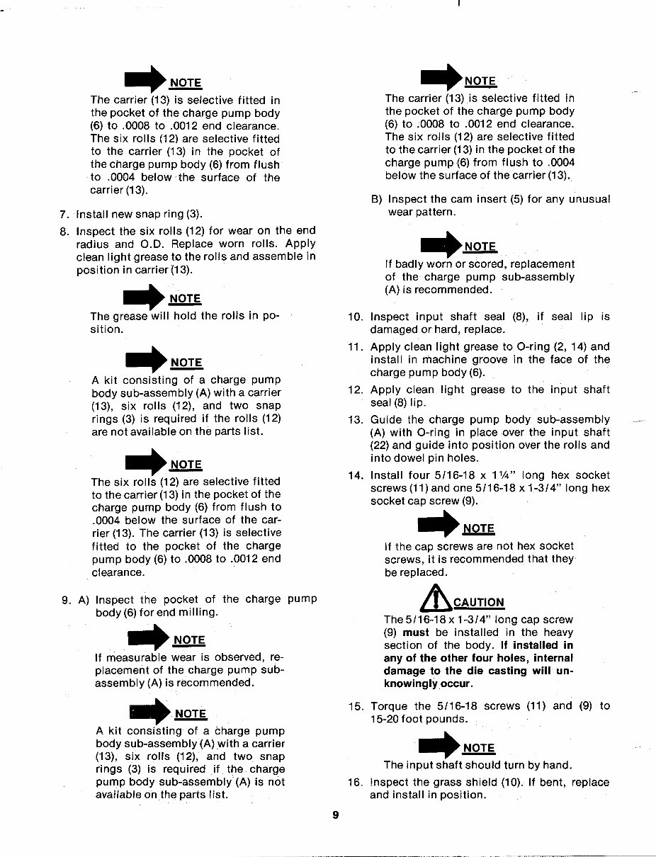 Marshallmatic Eaton 10 hydrostatic transmission service MTD preview img 10