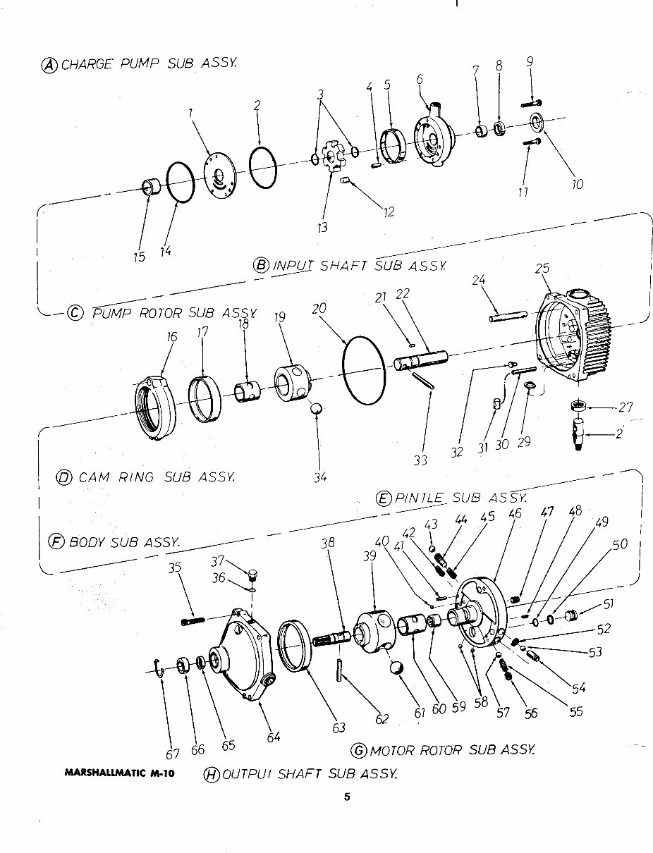 Marshallmatic Eaton 10 hydrostatic transmission service MTD preview img 6