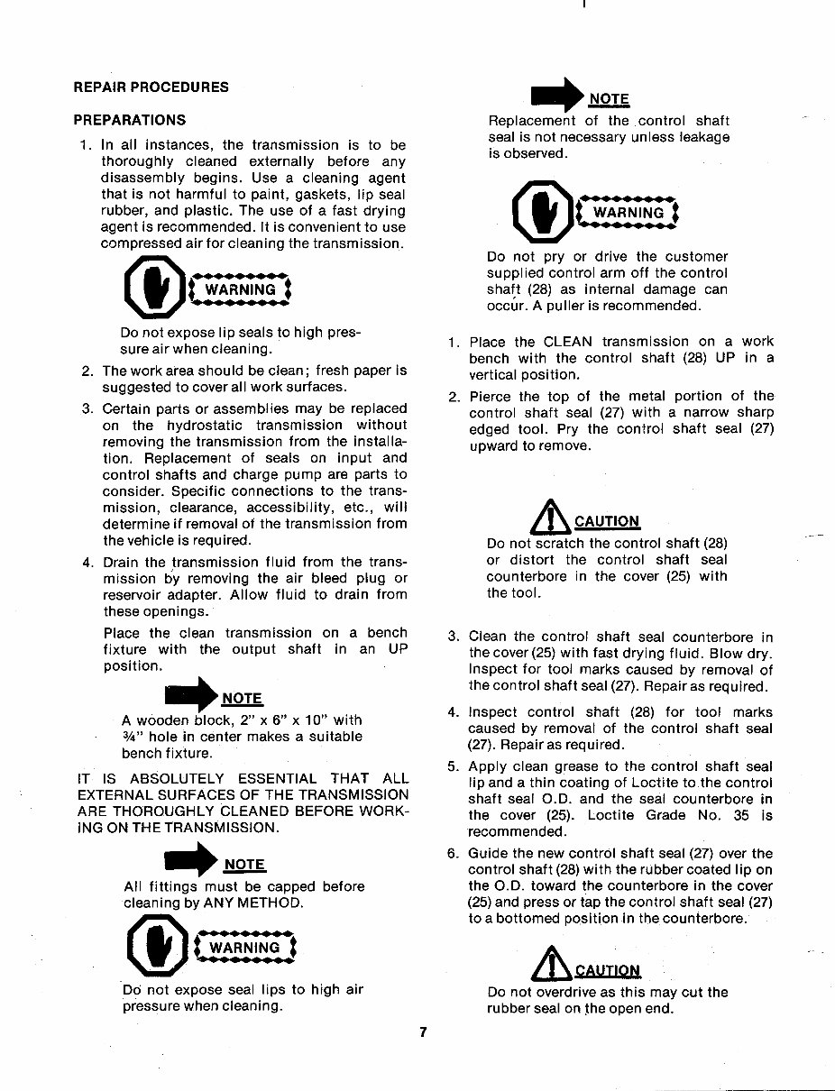Marshallmatic Eaton 10 hydrostatic transmission service MTD preview img 8