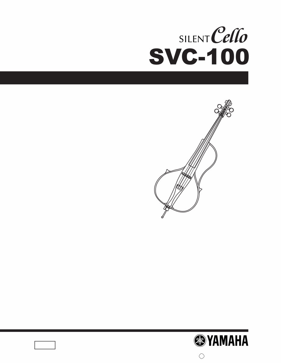 Yamaha SVC-100 Silent Cello Service Manual preview img 1