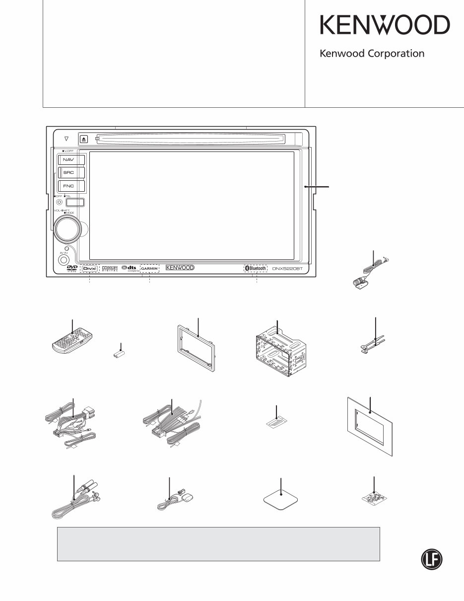 Kenwood DNX5220 DNX5220BT Service Manual and Repair Guide preview img 1