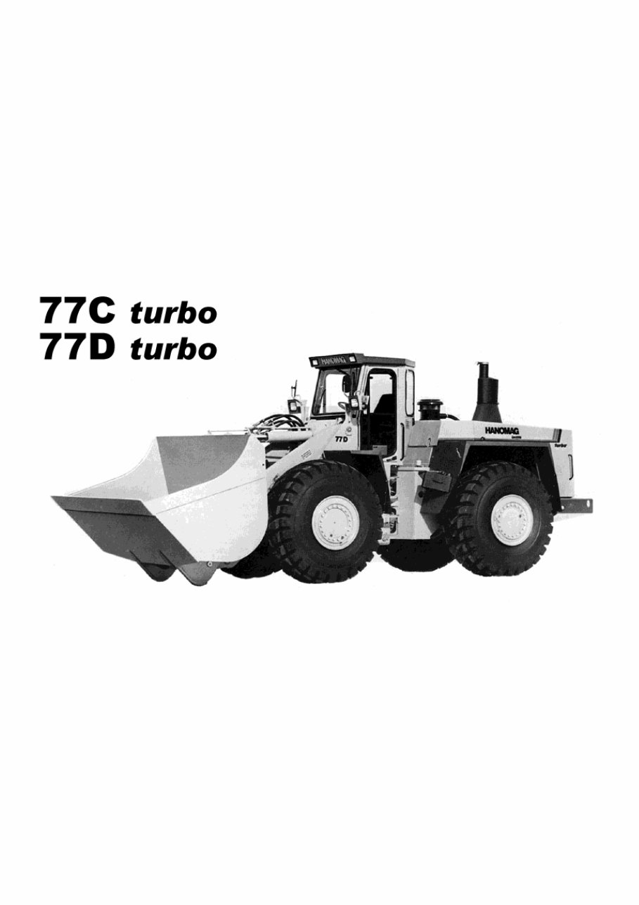 Hanomag 77C turbo & 77D turbo Parts Catalog Manual preview img 1