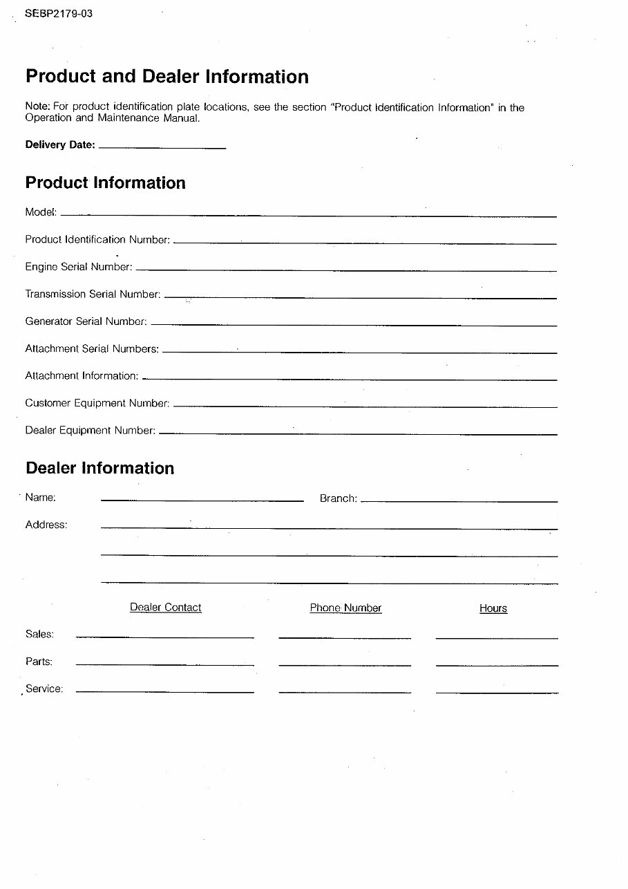 Caterpillar IT12F parts manual. preview img 2