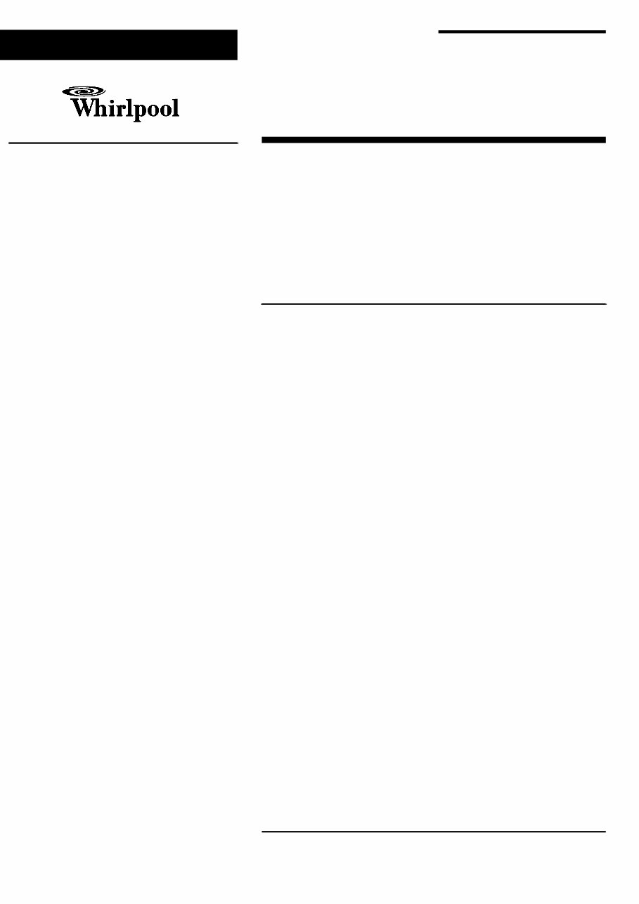 Whirlpool AWZ412 Washer Dryer Service & Repair Manual Guide preview img 1