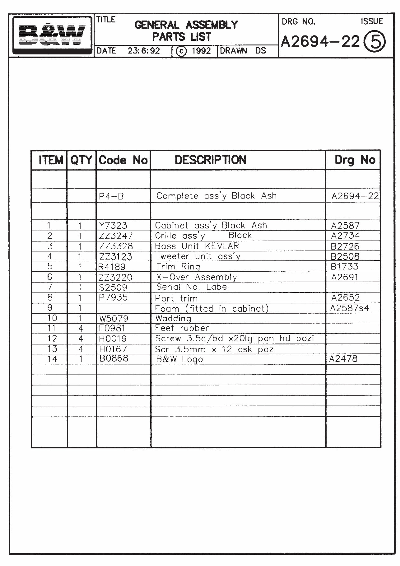 B&W P-4 Bowers & Wilkins , Service Manual preview img 3
