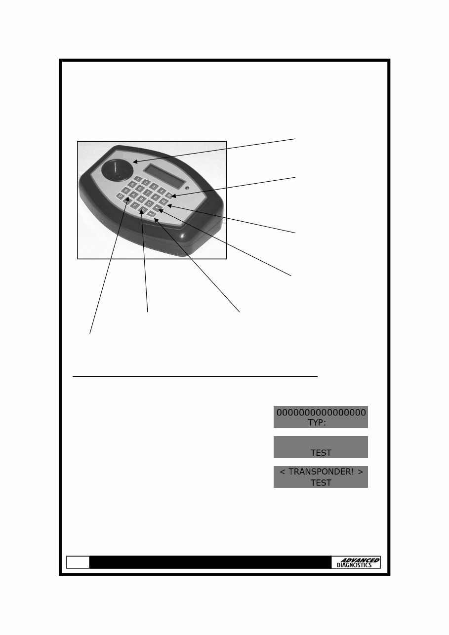 User Operating Manual Transponder Key Duplicator AD90 preview img 4