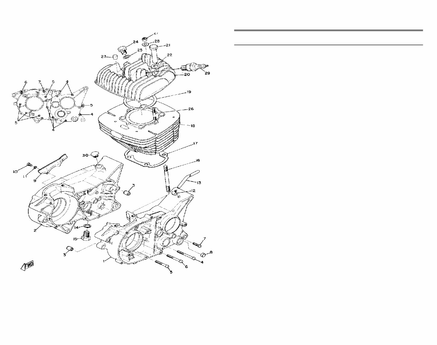 YAMAHA RT1 RT1M RT1B RT1MX Replacement Parts Manual | eManualOnline