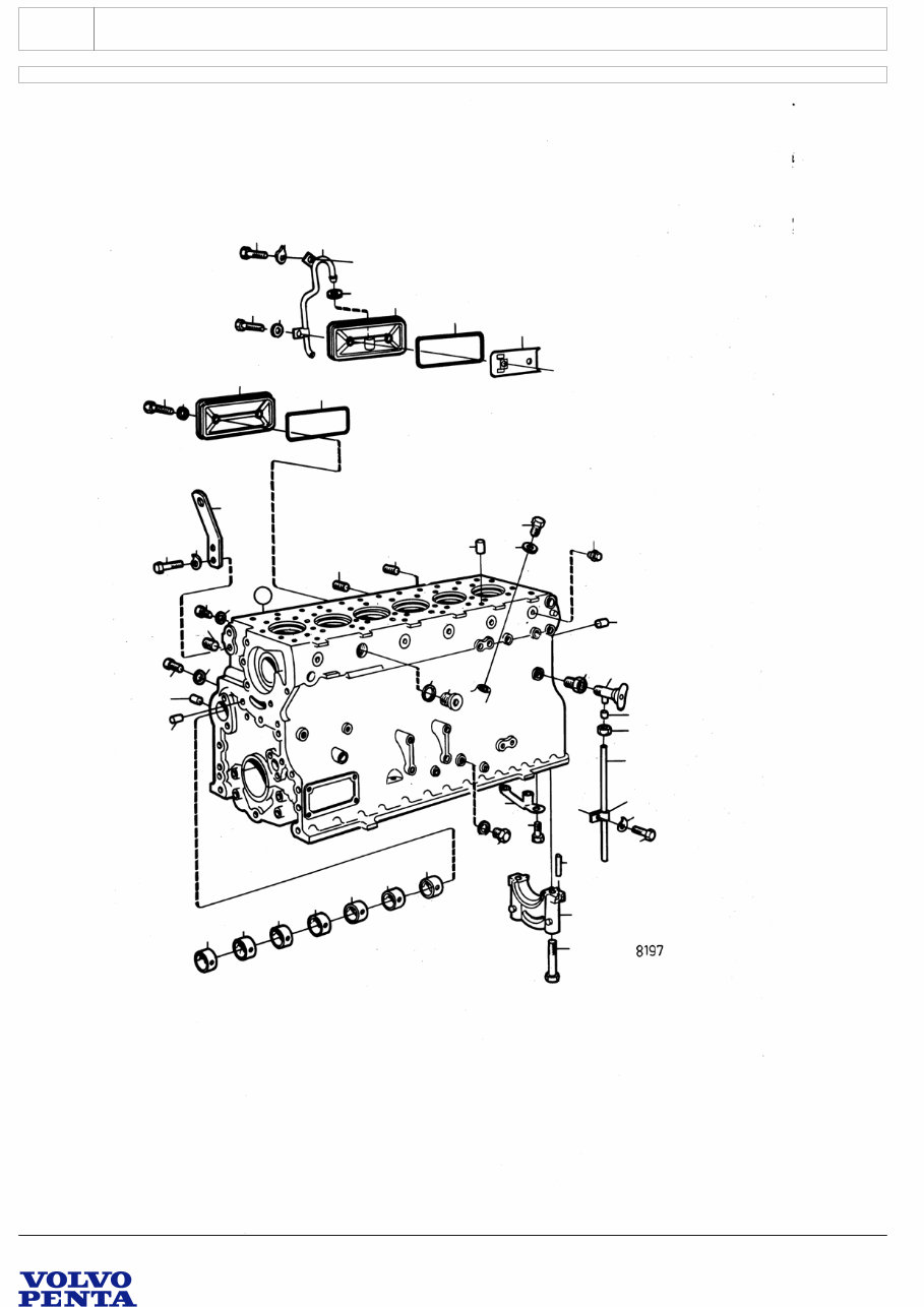 VOLVO PENTA Parts Manual TD120HP TD121 TD121G TD12 preview img 1