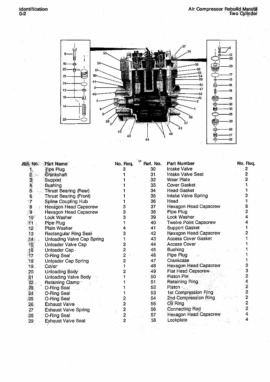 ST 676 TWO CYLINDER Air COMPRESSOR Shop Manual preview img 4