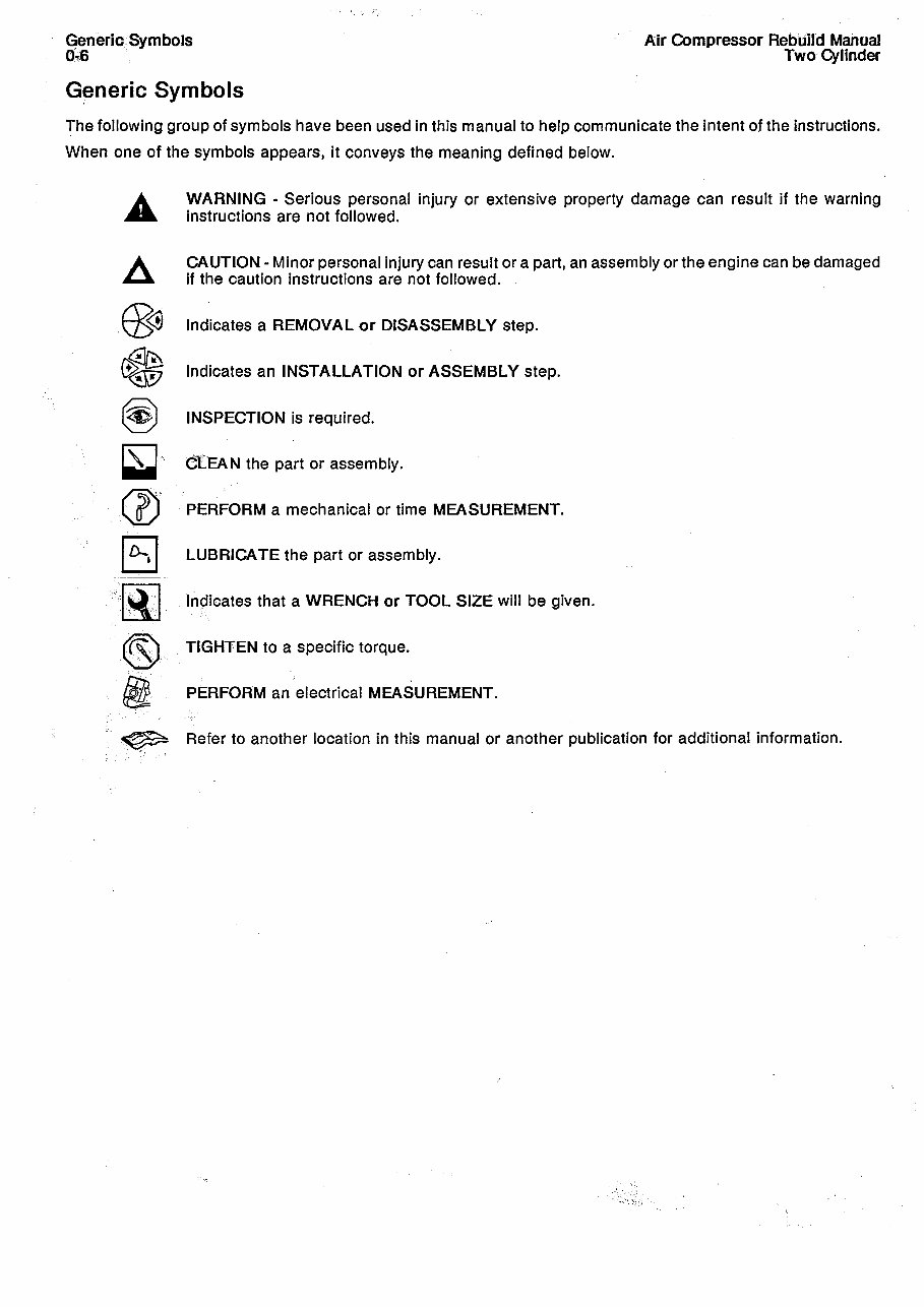 ST 676 TWO CYLINDER Air COMPRESSOR Shop Manual preview img 8