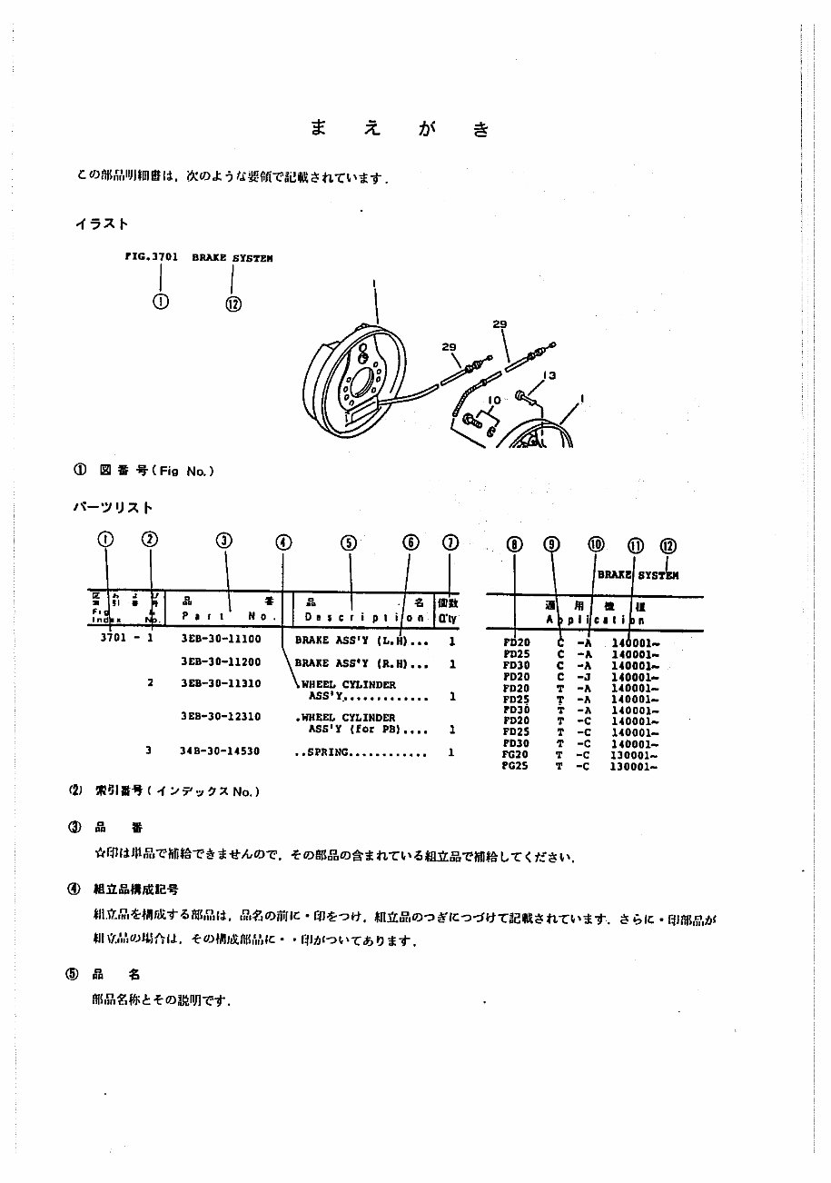 KOMATSU MPF05-1 MPF10-1 Parts Part IPL Manual preview img 3