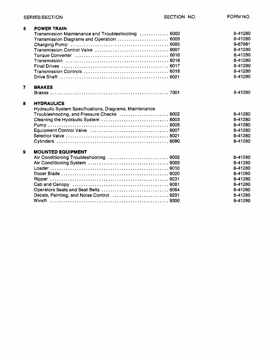 Case 1150D, 1155D Service Manual preview img 2