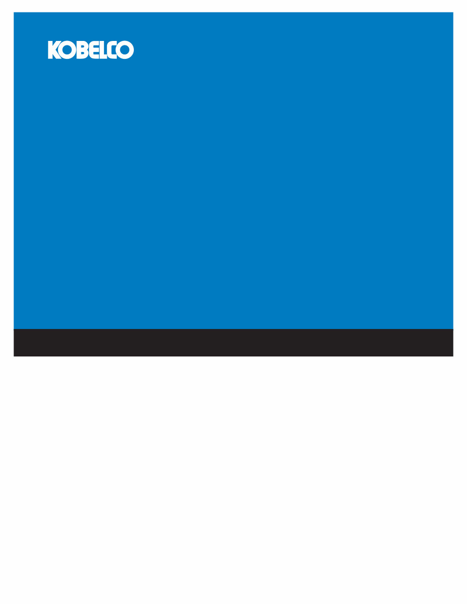 Kobelco SK260-8 Service Manual preview img 1