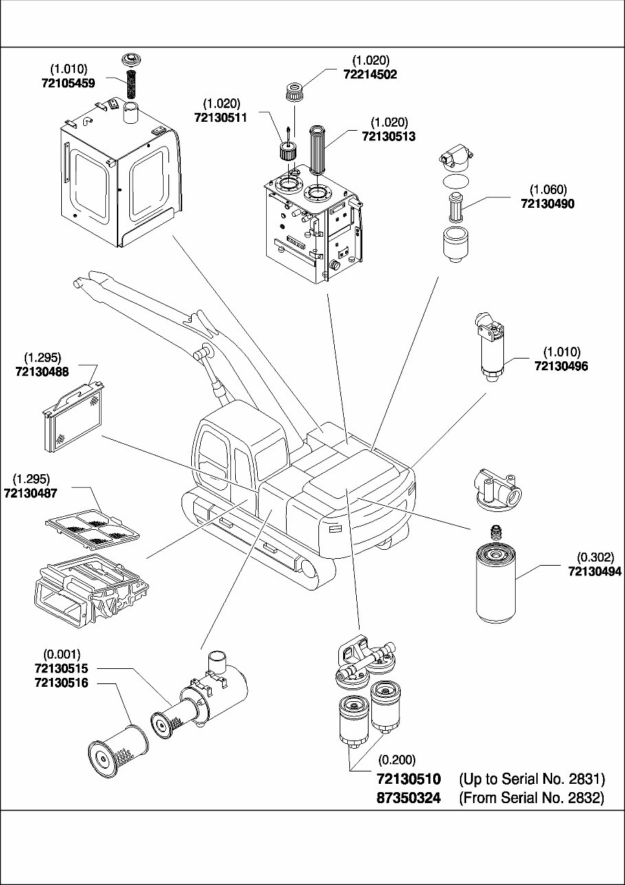 New Holland CE E215 Parts Catalog preview img 1