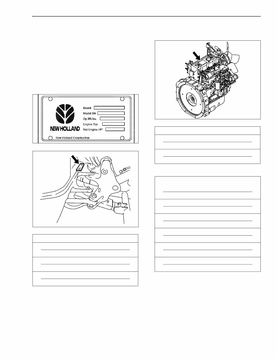 New Holland CE EH35, EH45 Operators Manual preview img 10