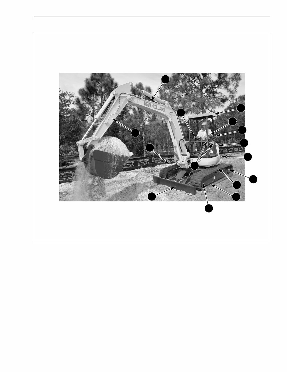 New Holland CE EH35, EH45 Operators Manual preview img 8