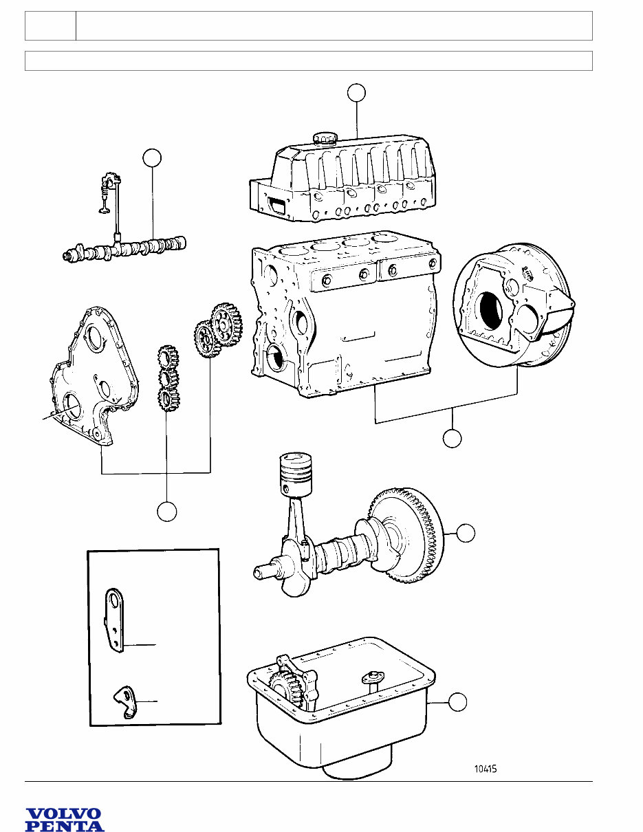 Volvo Penta TD30A, TD31ACE, TD40A, TD45B, D45A Parts Manual preview img 1
