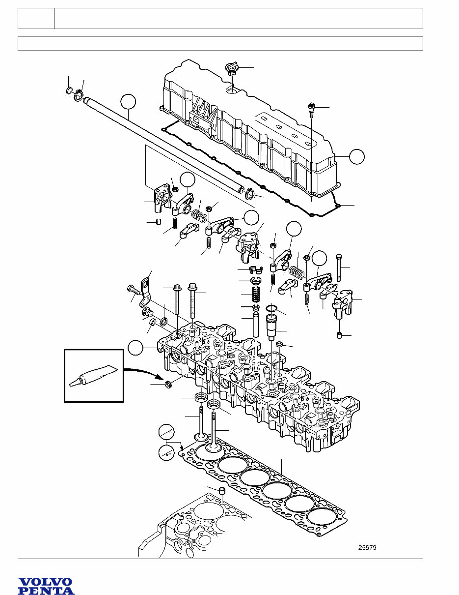 Volvo Penta TAD560VE, TAD561VE, TAD761VE, TAD762VE, TAD763VE, TAD764VE ...