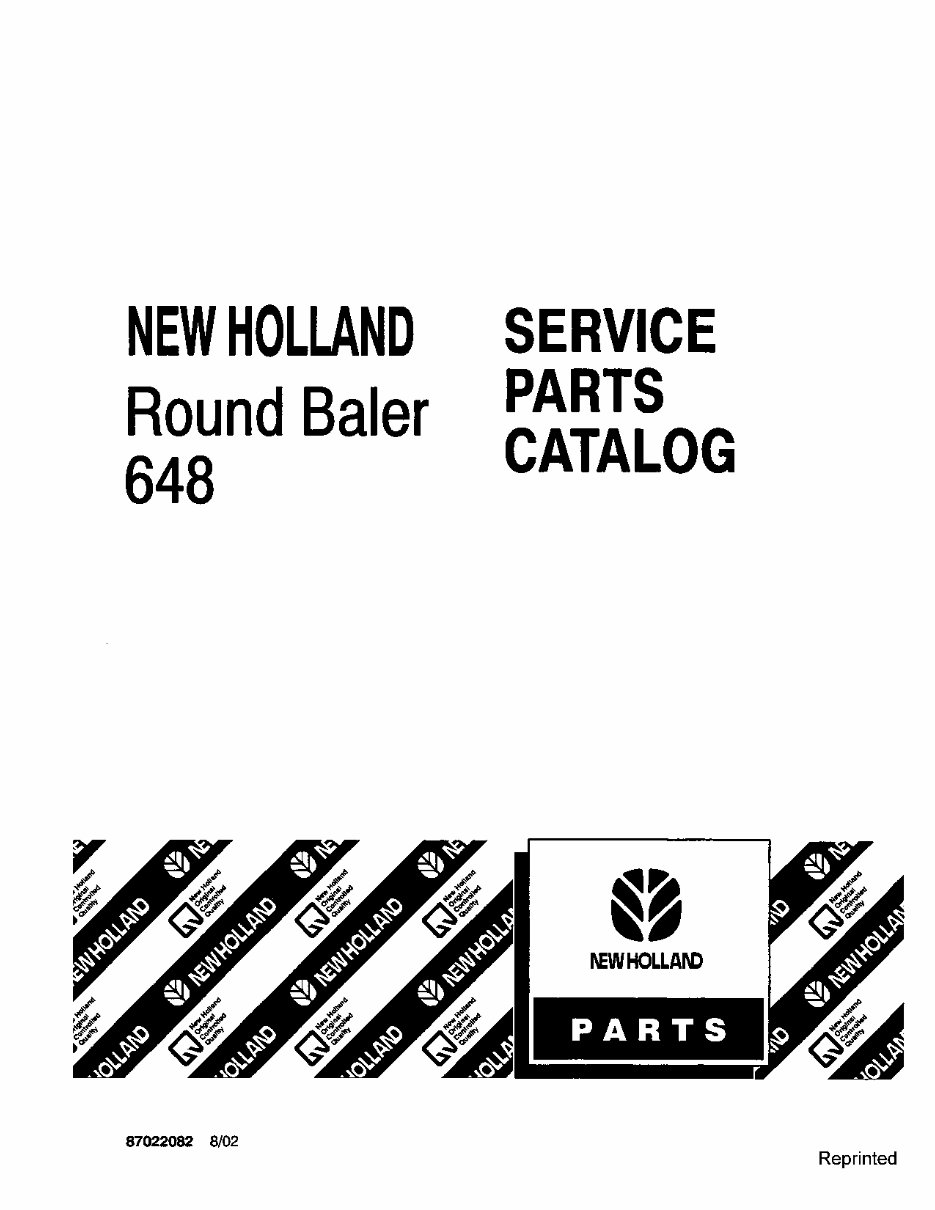 New Holland 648 Parts Catalog preview img 1
