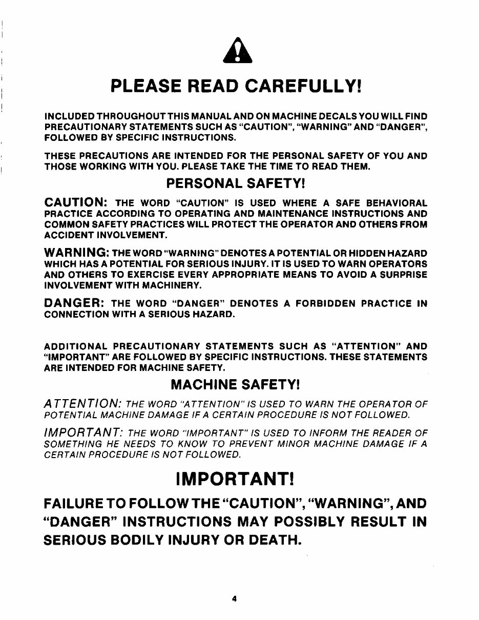 New Holland 1116 Operators Manual preview img 6