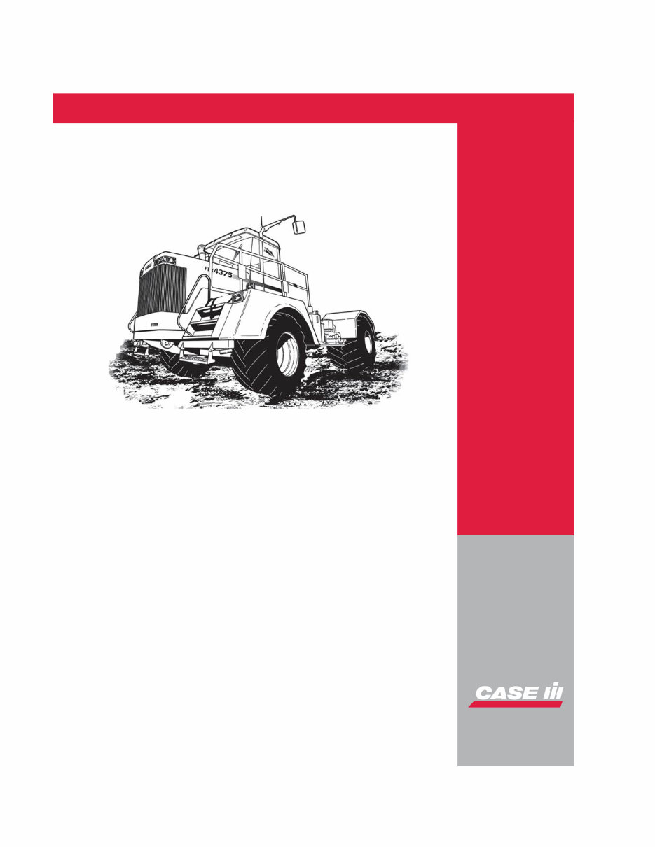 Case IH FLX4300, FLX4375 Operators Manual preview img 1
