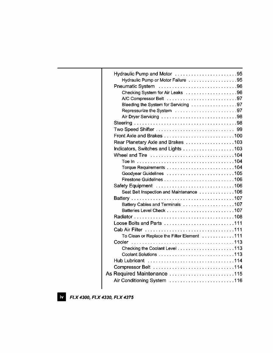 Case IH FLX4300, FLX4375 Operators Manual preview img 6
