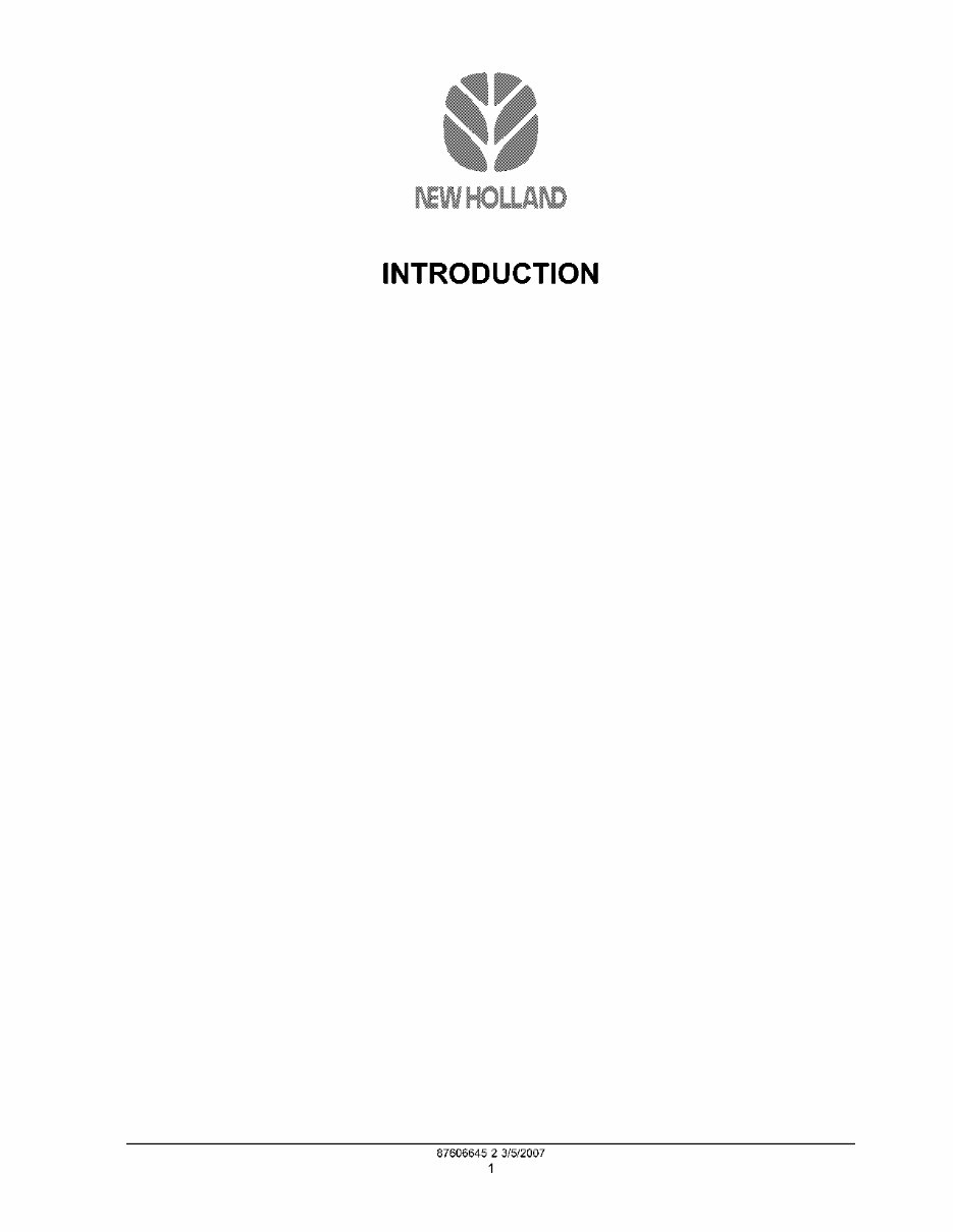 New Holland SF210, SF216 Service Manual preview img 3