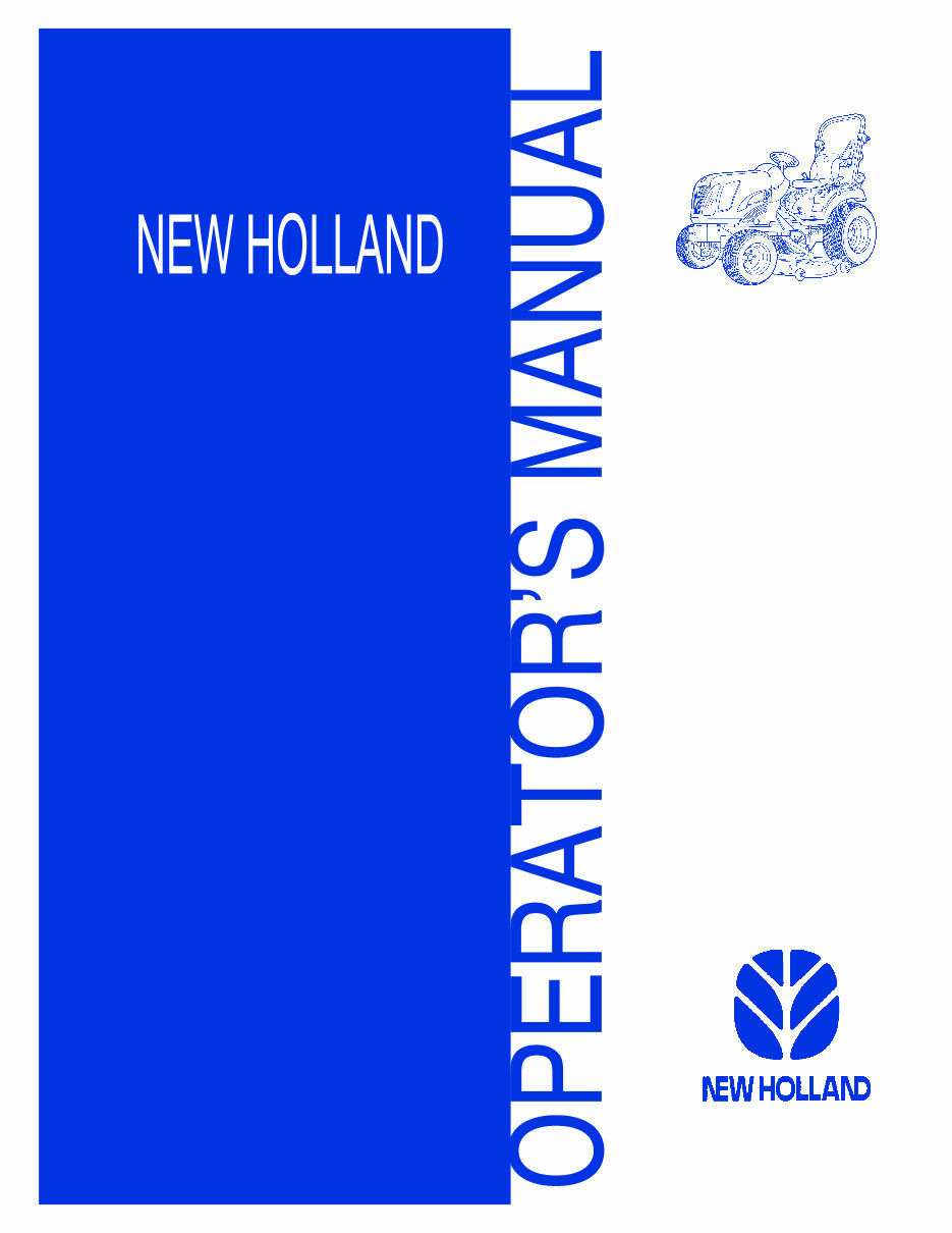 New Holland T1010, T1030 Operators Manual preview img 1