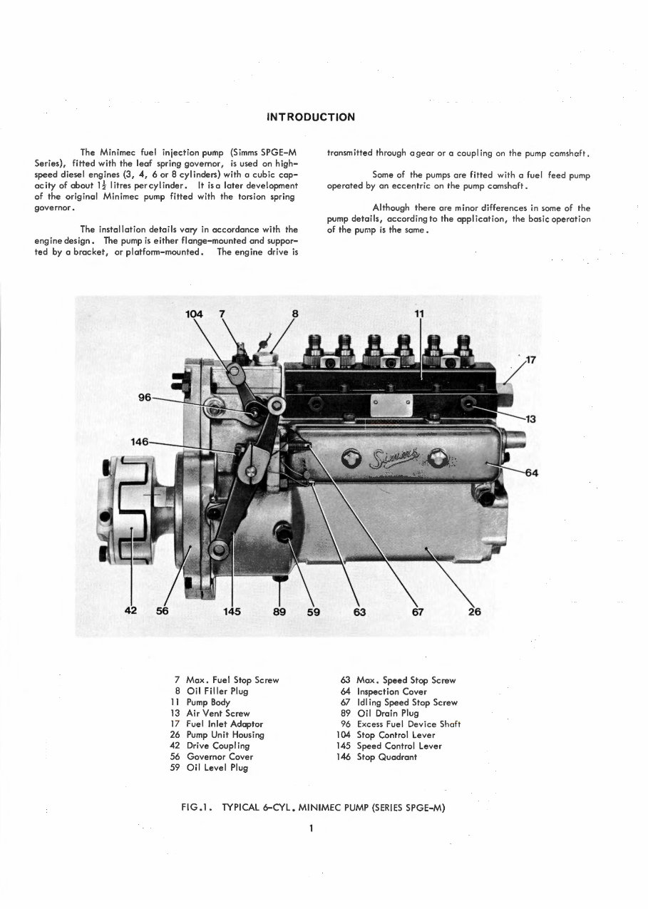 Cav Maximec injection pump workshop manual preview img 4