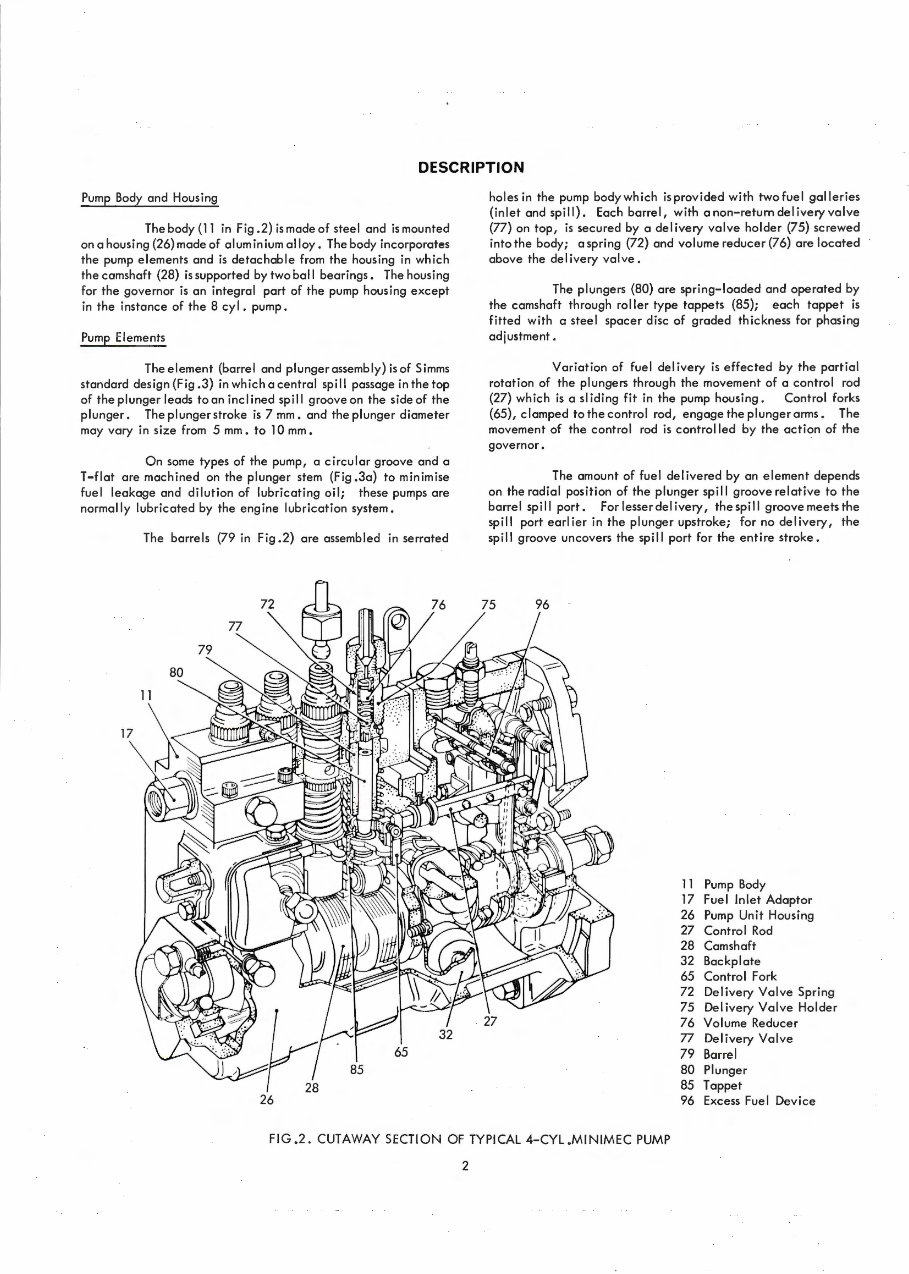 Cav Maximec injection pump workshop manual preview img 5